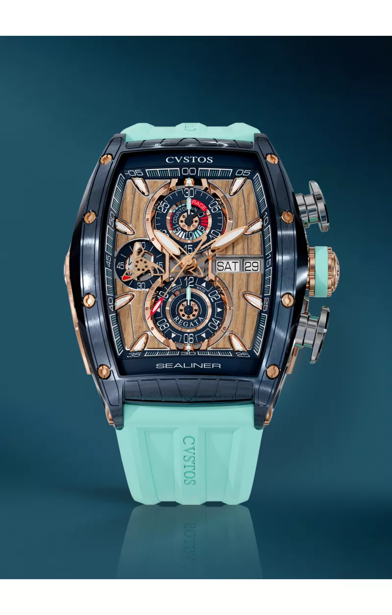 Sealiner Chronograph Navy Blue Steel / 5N