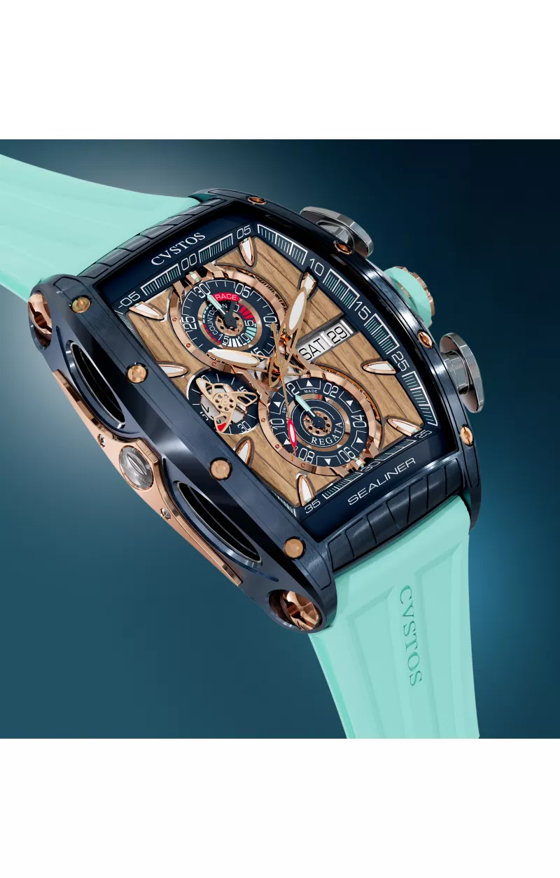 Sealiner Chronograph Navy Blue Steel / 5N