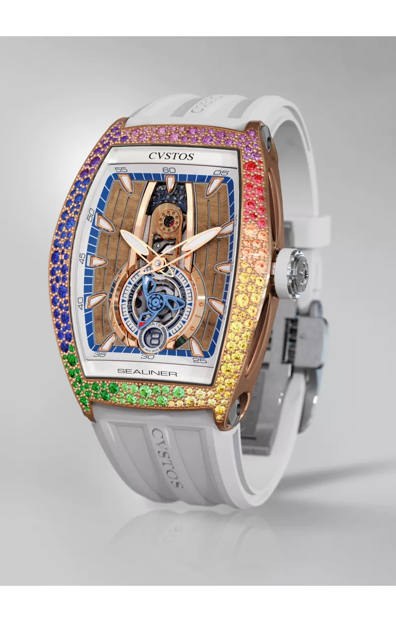 CHALLENGE THIRTY6 SEALINER PS 5N RED GOLD RAINBOW SNOW SETTING