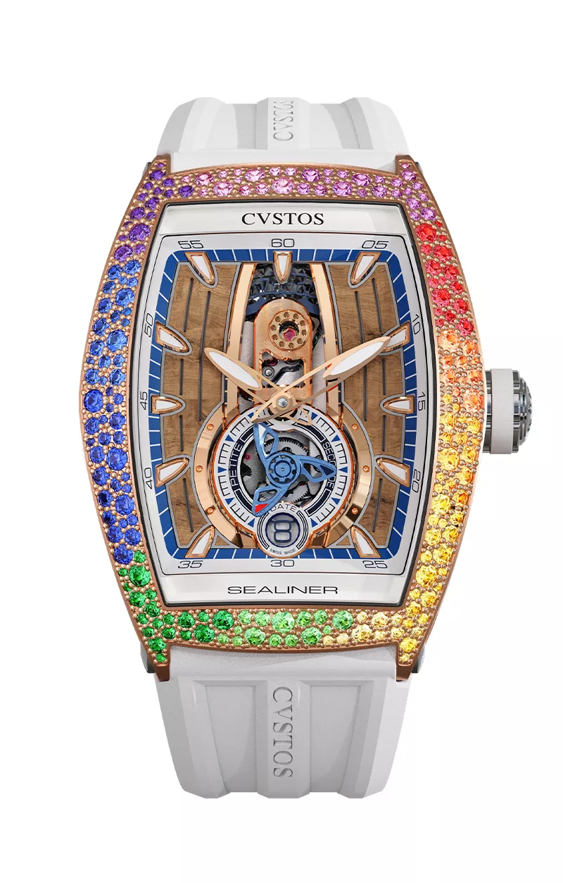 CHALLENGE THIRTY6 SEALINER PS 5N RED GOLD RAINBOW SNOW SETTING
