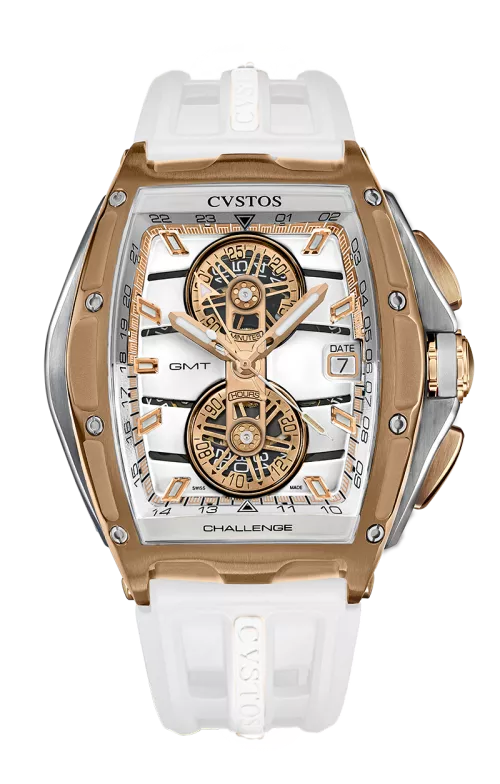 Chrono GMT 5N Red Gold / White Dial