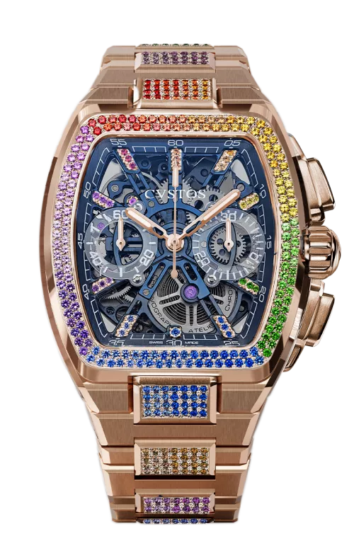 Metropolitan Chrono 5N Red Gold Bleu SQLT / Rainbow