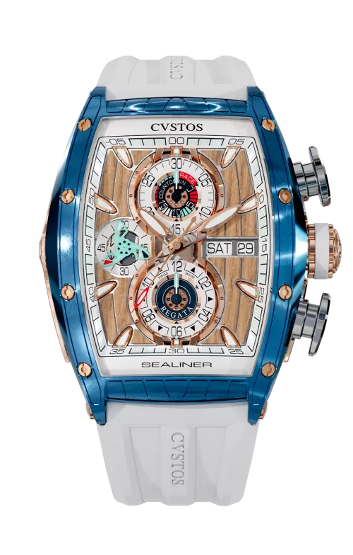 Sealiner Chronograph SkyBlue Steel / 5N