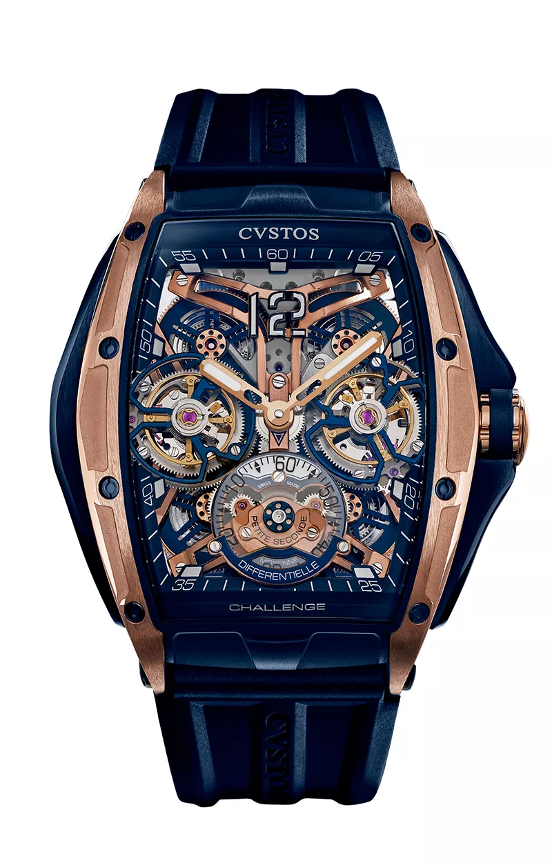 Challenge III Double Tourbillon 5N-Navy-SDT