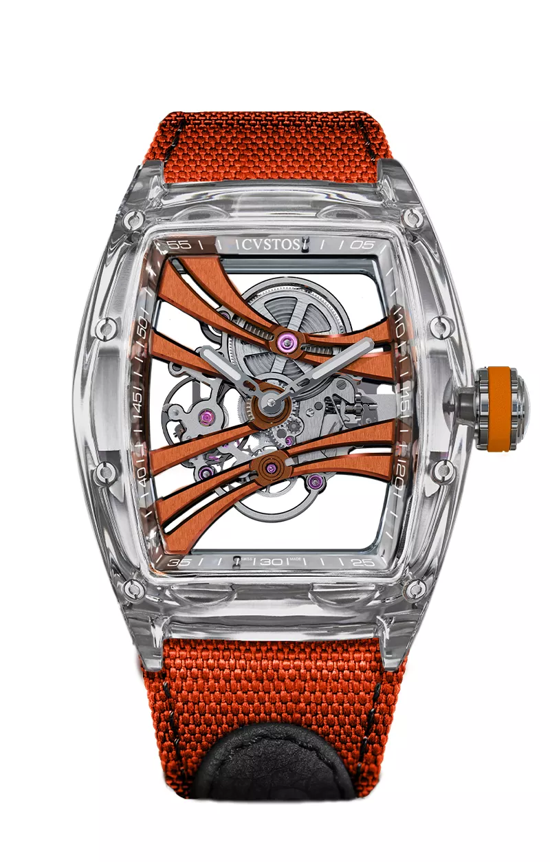 CHALLENGE PURITY SAPPHIRE/TI COMP/ORANGE BRIDGES