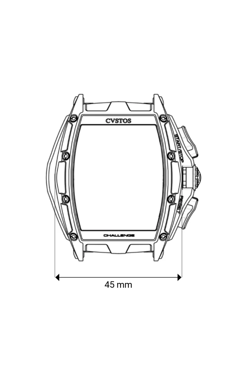 Cvstos the Time Keeper - CHALLENGE III CHRONO - Case 45 mm
