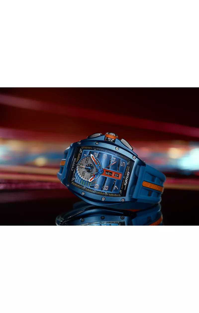 Cvstos the Time Keeper - Chrono Sprint Steel / Navy Blue