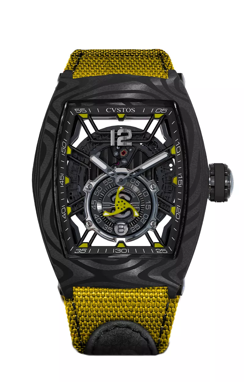 CHALLENGE JETLINER PS BLACK CARBON/YELLOW DIAL