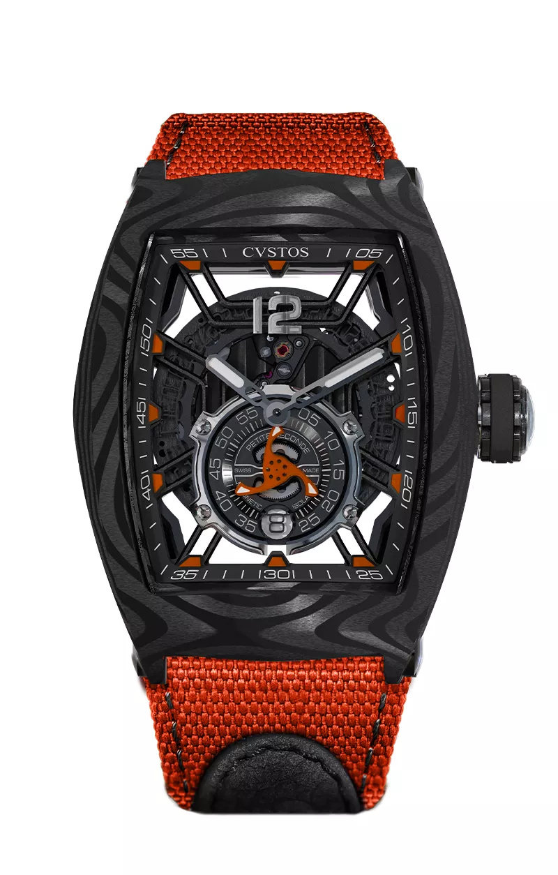 CHALLENGE JETLINER PS BLACK CARBON/ORANGE DIAL
