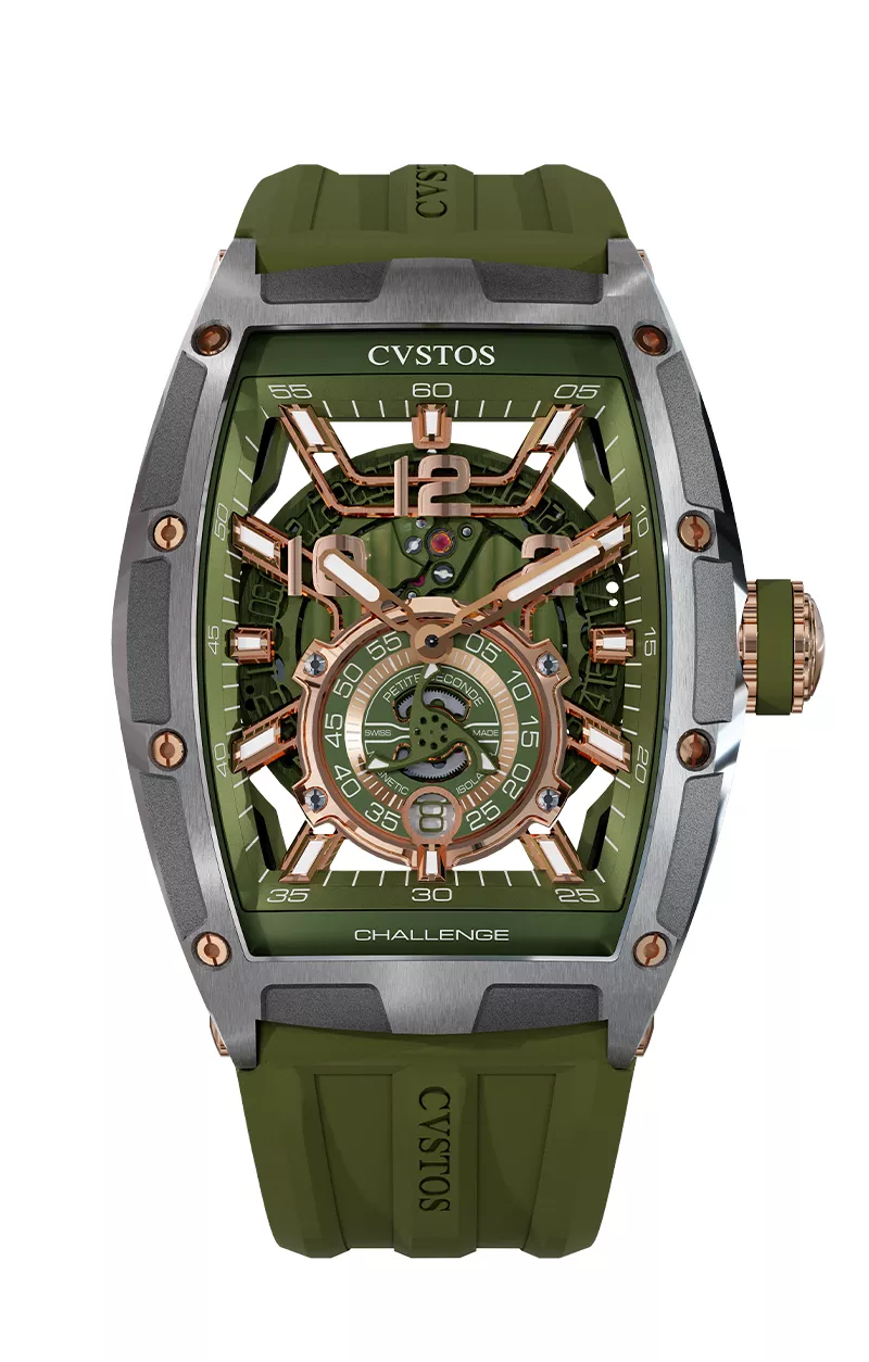 CHALLENGE II JETLINER PS TITANIUM/KHAKI DIAL/5N COMP