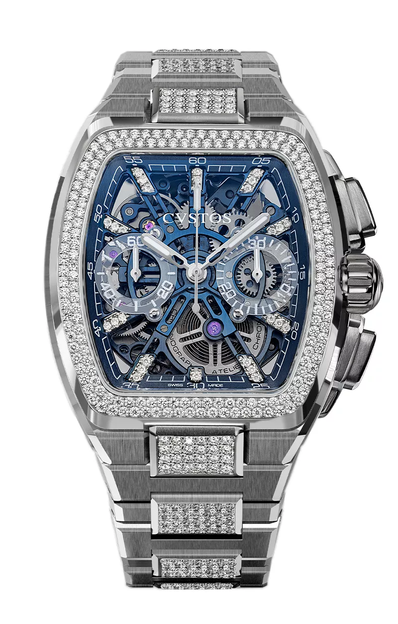 Metropolitan Chrono Titanium Bleu SQLT / Diamond