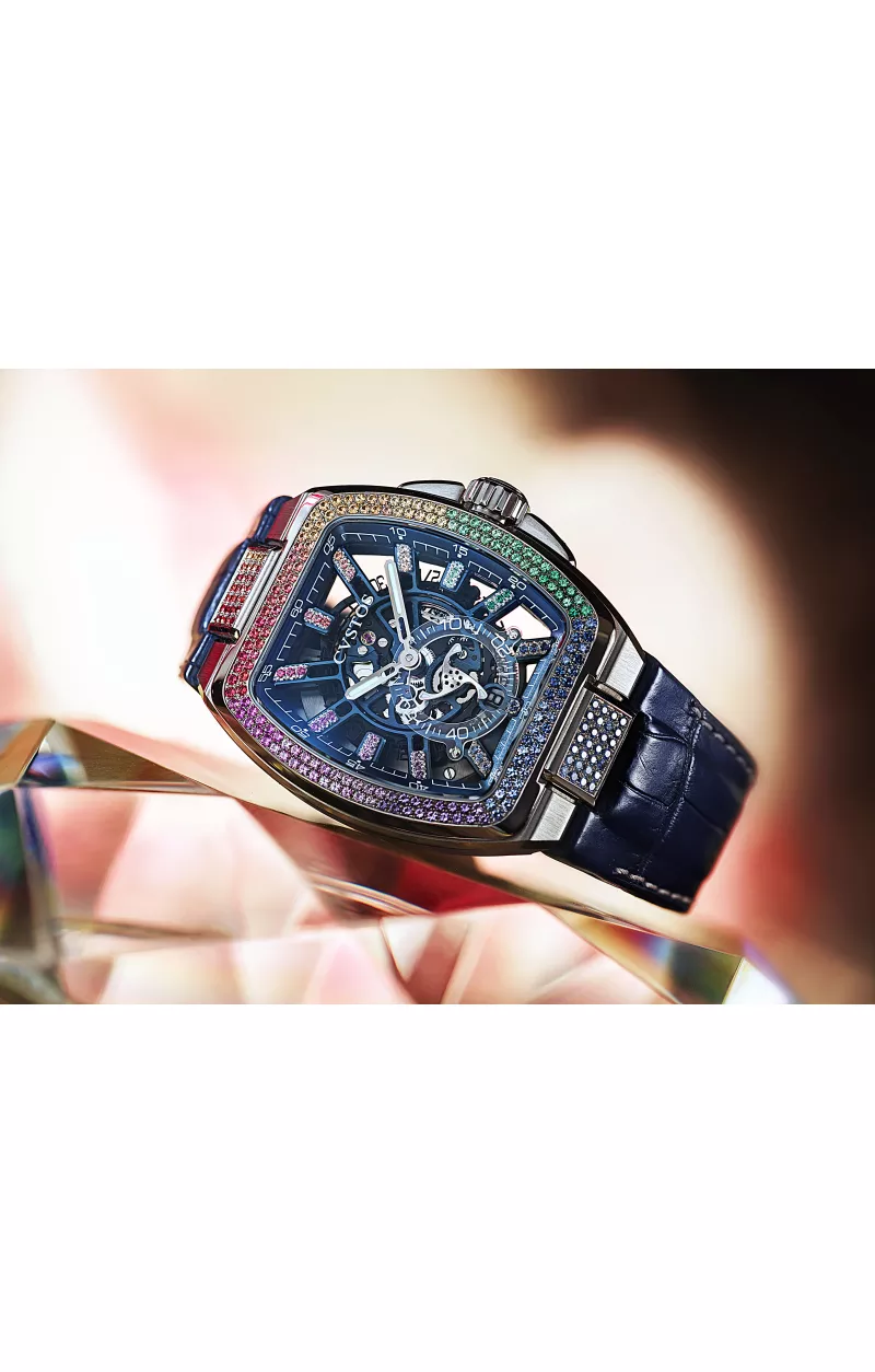 Cvstos the Time Keeper - Metropolitan PS Titanium / SQLT Blue Dail / Rainbow