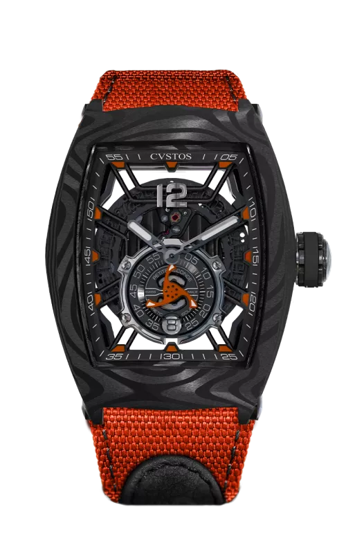 CHALLENGE JETLINER PS BLACK CARBON/ORANGE DIAL
