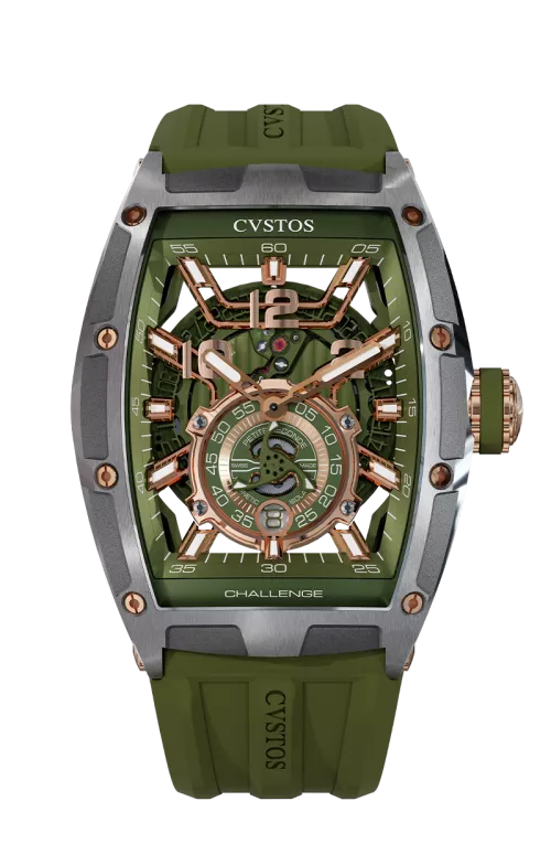 CHALLENGE II JETLINER PS TITANIUM/KHAKI DIAL/5N COMP