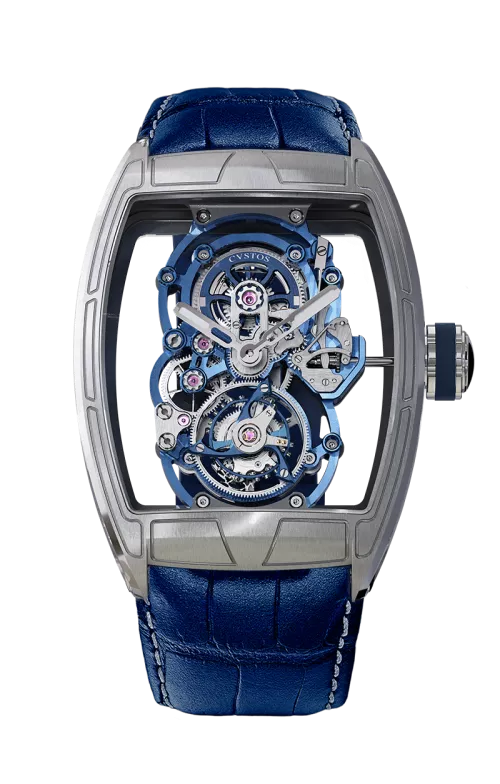 CHALLENGE TOURBILLON 8 TITANIUM/BLUE MVT