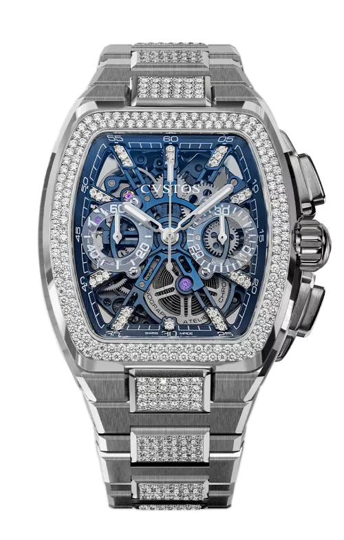 Metropolitan Chrono Titanium Bleu SQLT / Diamond 